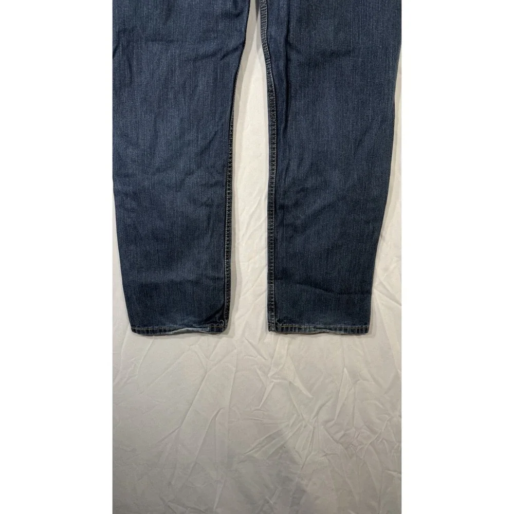 Levi's 514 Men's Jeans 36x32 Straight Leg Dark Wash Faded Regular Fit Blue Denim